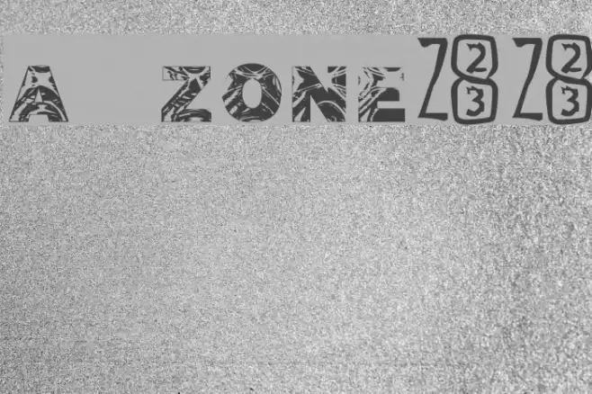 Asunder by ZONE23 フォント examples