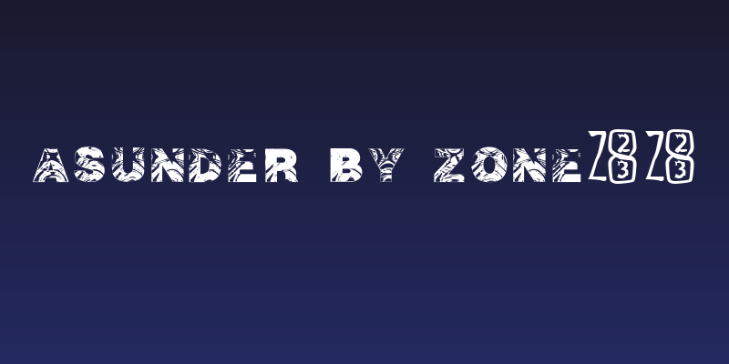 Asunder by ZONE23 Social Header