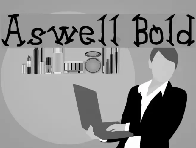 Aswell Bold Font examples