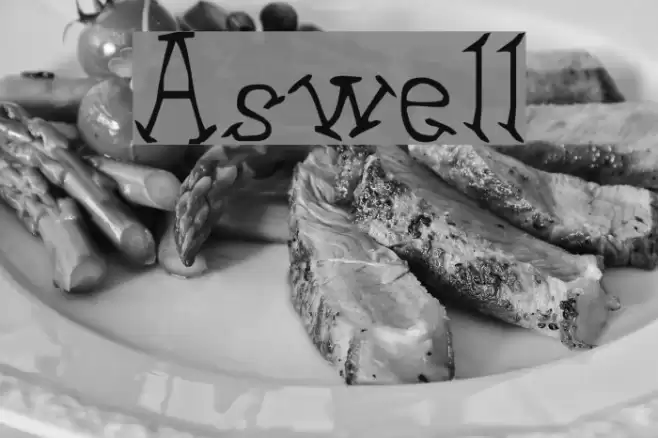 Aswell Font examples