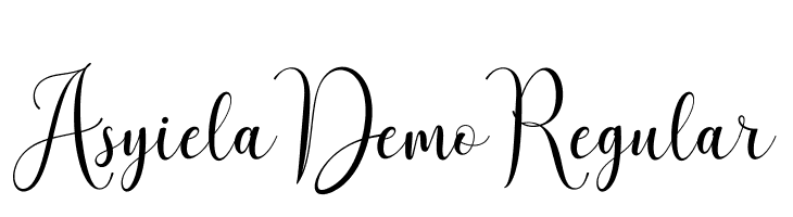 Asyiela Demo Regular Font