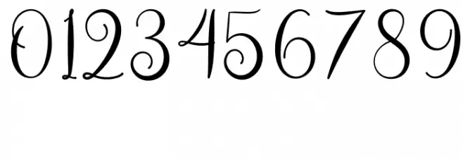 Asyiela Demo Regular Font OTHER CHARS