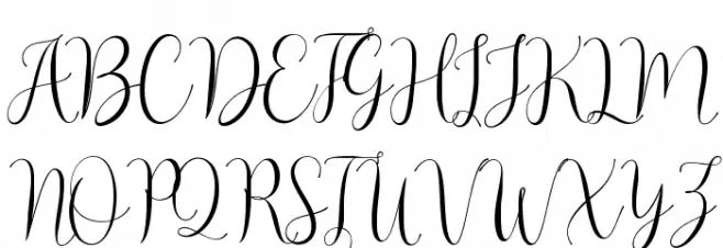 Asyiela Demo Regular Schriftart Groß