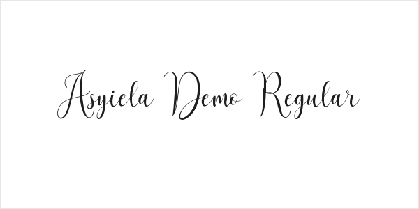 Asyiela Demo Regular Logo