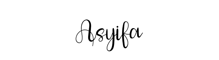 Asyifa  Free Fonts Download
