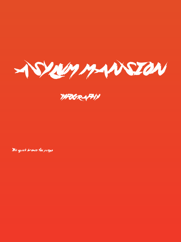 Asylum Mansion Poster