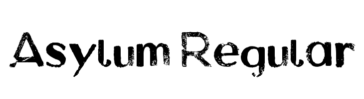 Asylum Regular  Frei Schriftart Herunterladen