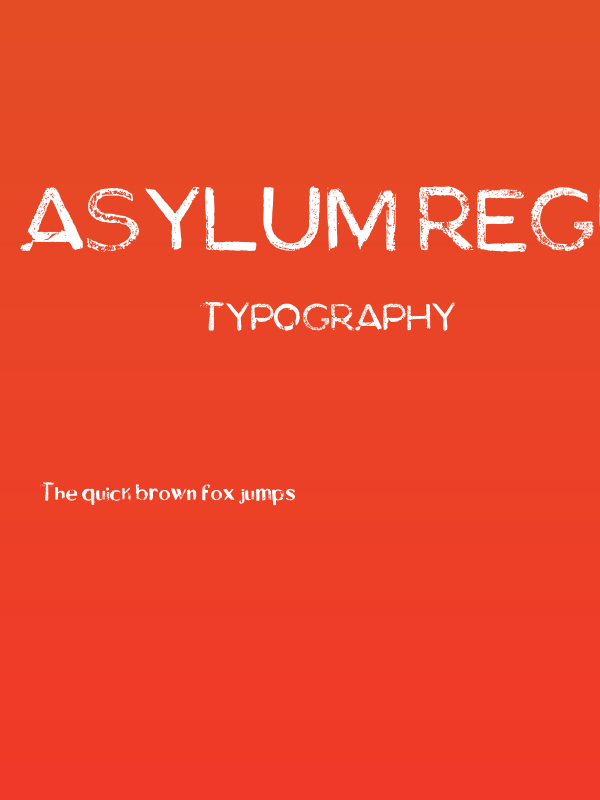 Asylum Regular Poster