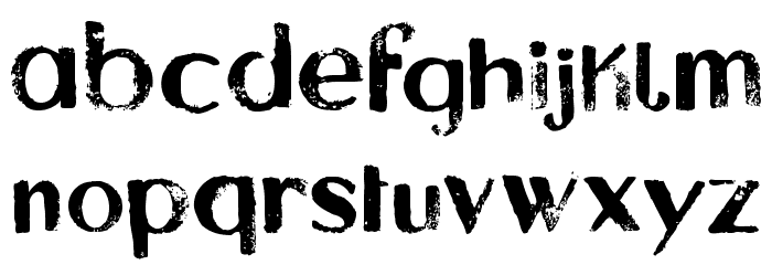 Asylum Regular Font LOWERCASE
