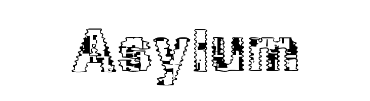 Asylum  Frei Schriftart Herunterladen