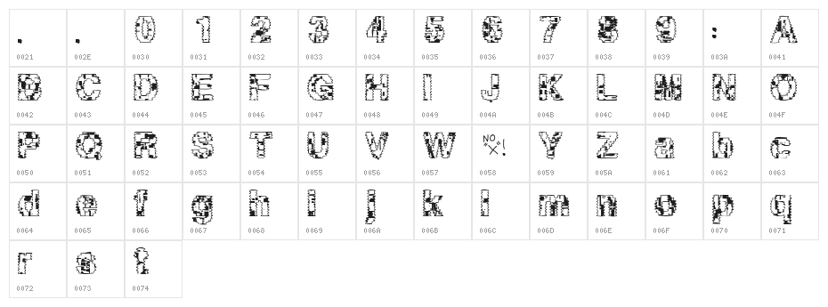 Asylum Character Map