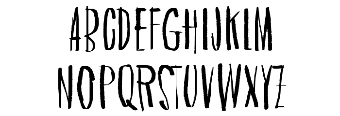 Asymmetrical Circle Font LOWERCASE