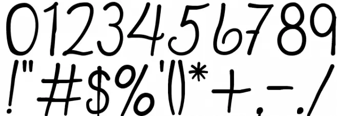 Aszami Font OTHER CHARS