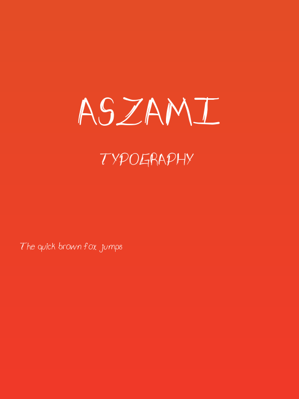 Aszami Poster