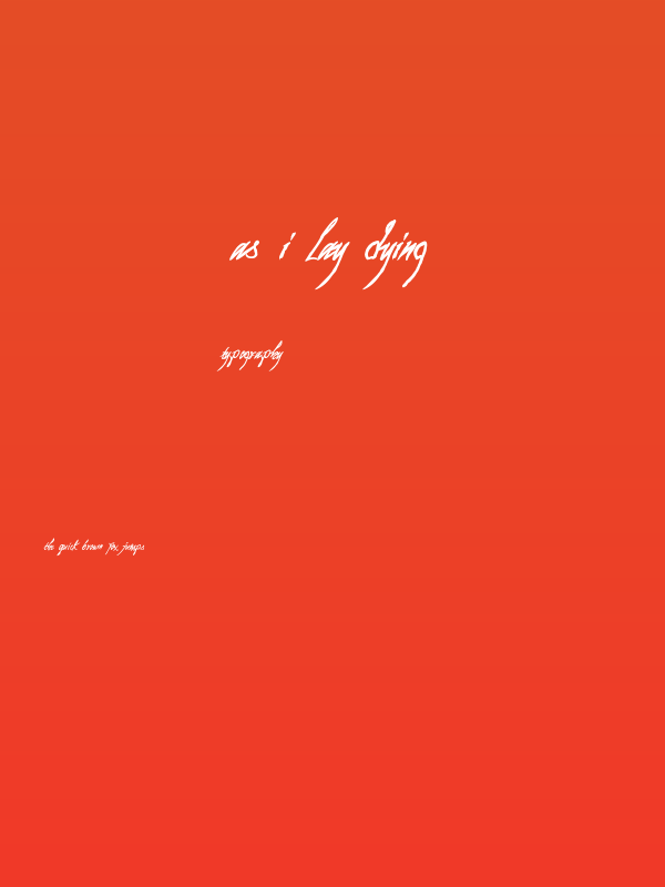 as i lay dying Poster