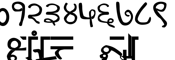 asanskrt Font OTHER CHARS