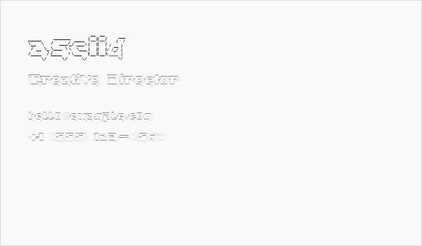 asciid Business Card