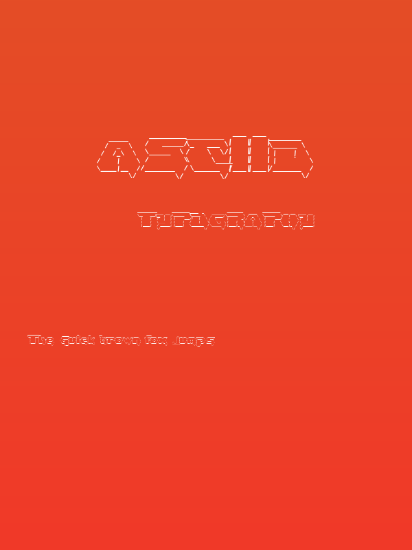 asciid Poster