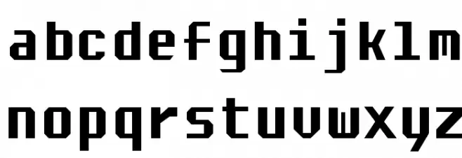 ascsys Font Litere mici