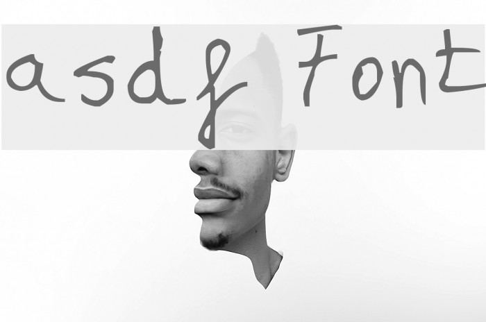 asdf Font examples