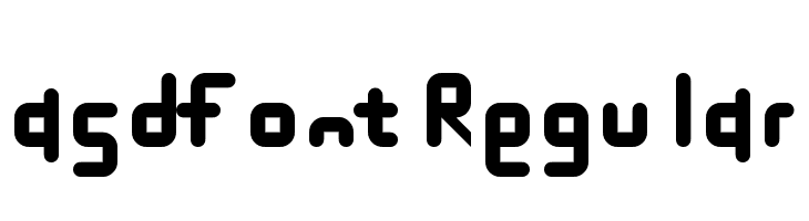 asdfont Regular Font