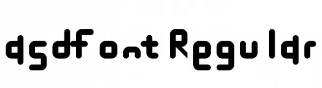 asdfont Regular  フリーフォントのダウンロード