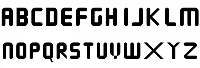 asdfont Regular Fonte MAIÚSCULAS
