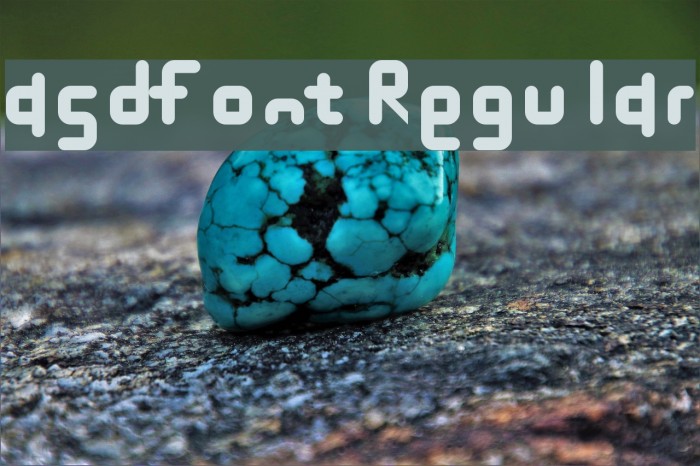 asdfont Regular Font examples
