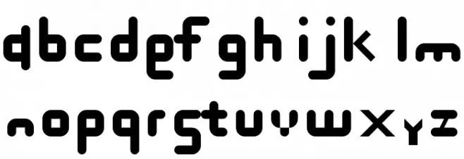 asdfont Regular フォント 小文字