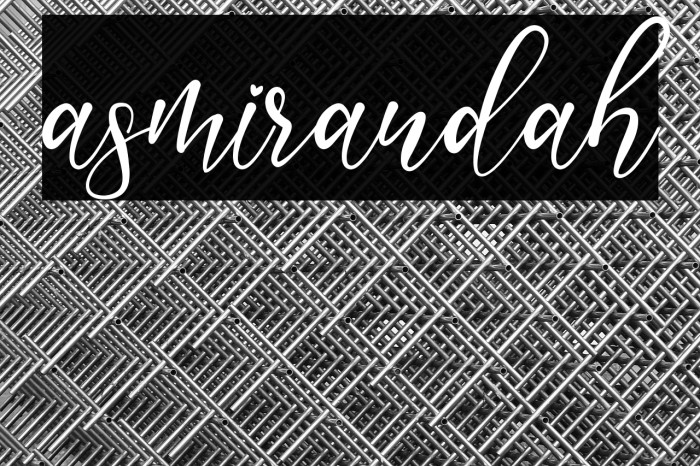 asmirandah Example 3