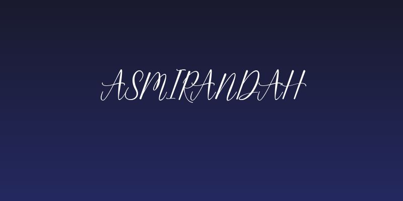asmirandah Social Header