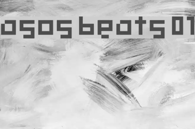 asos beats 01 Font examples