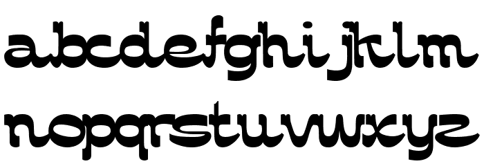 assox Regular Font LOWERCASE