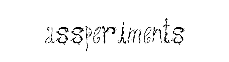 assperiments  baixar fontes gratis