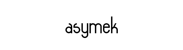 asymek Font