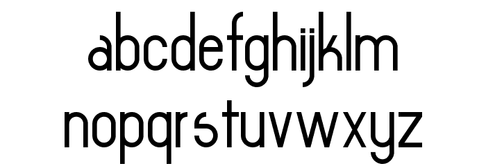 asymek Font LOWERCASE