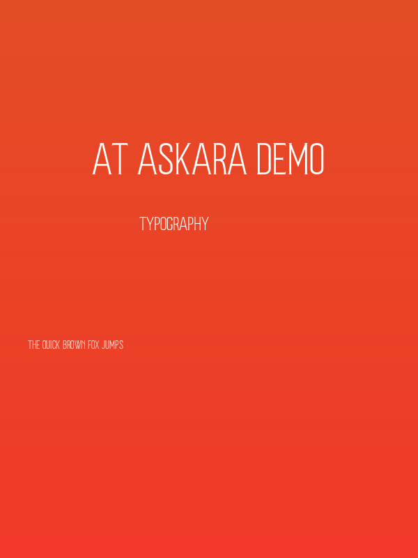 AT Askara Demo Poster