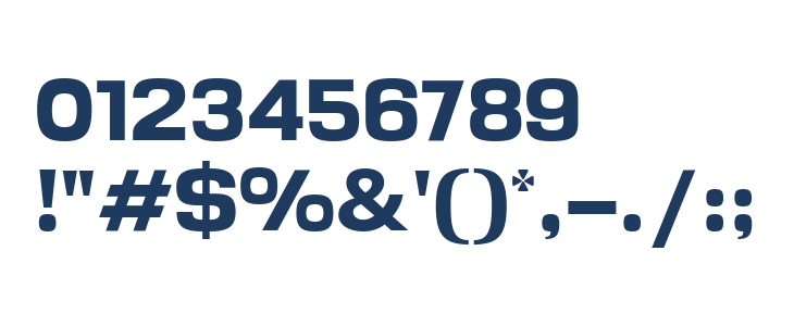 AT Pinko Bold Other Characters