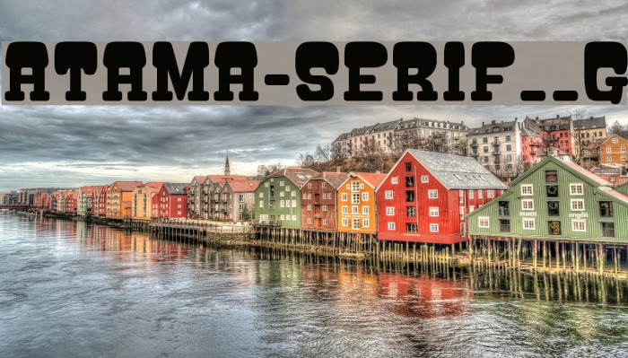ATAMA-SERIF__G Font examples