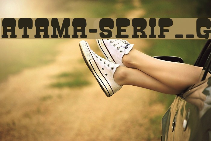 ATAMA-SERIF__G Font examples