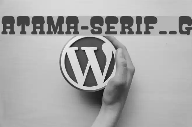 ATAMA-SERIF__G フォント examples