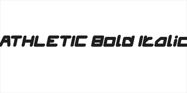 ATHLETIC Bold Italic Logo