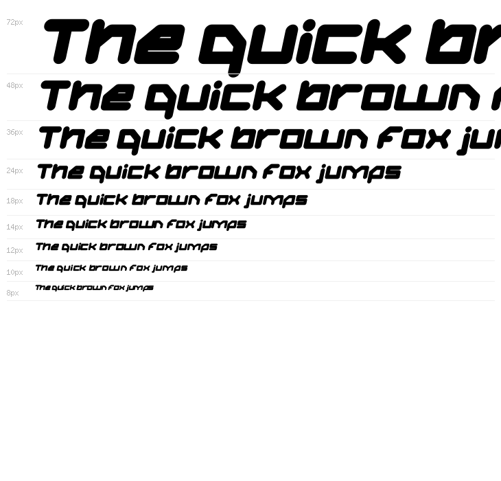 ATHLETIC Bold Italic Waterfall