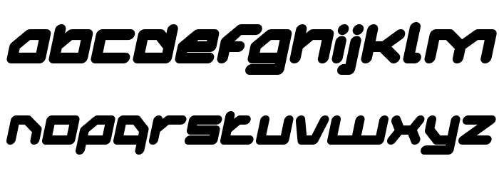 ATHLETIC Bold Italic Font LOWERCASE