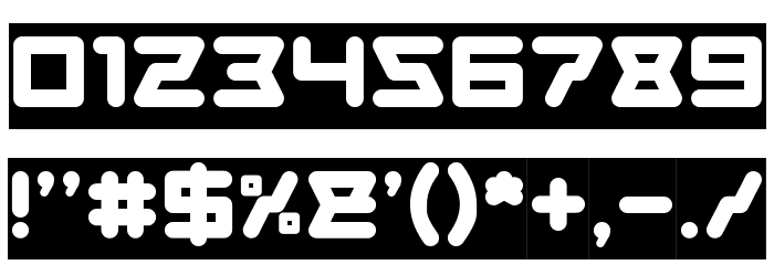 ATHLETIC-Inverse Font OTHER CHARS