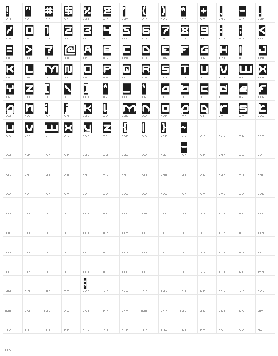 ATHLETIC-Inverse Character Map