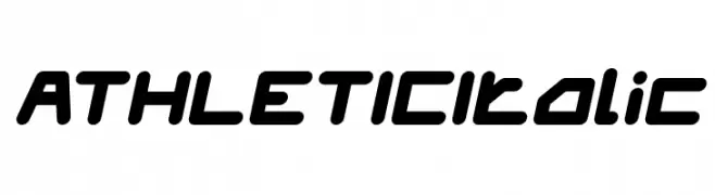 ATHLETIC Italic  Frei Schriftart Herunterladen