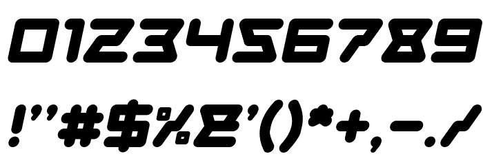 ATHLETIC Italic Font OTHER CHARS