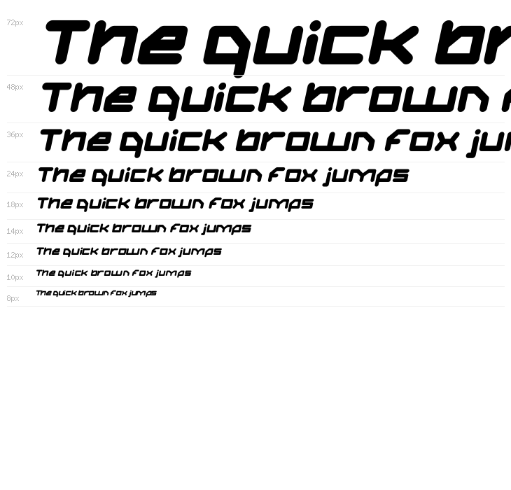 ATHLETIC Italic Waterfall