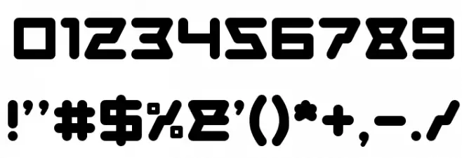 ATHLETIC-Light Font OTHER CHARS